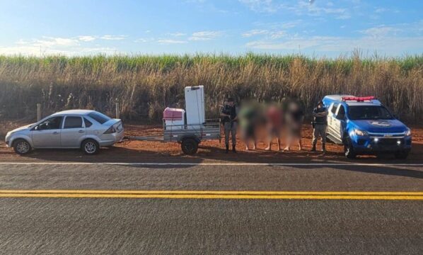 Batalhão Rural prende três suspeitos após roubo violento em Caldas Novas