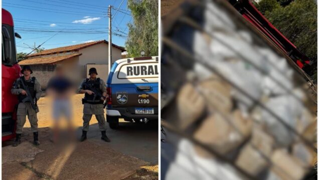 PM apreende 4 toneladas de agrotóxicos contrabandeados do Paraguai em Vianópolis (GO)