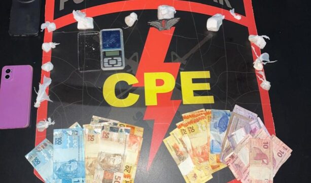 Casal é preso por tráfico de drogas em Ipameri após ação da CPE