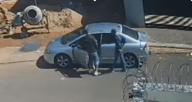 Homem é vítima de emboscada durante negociação de venda de carro em Uberlândia; VÍDEO