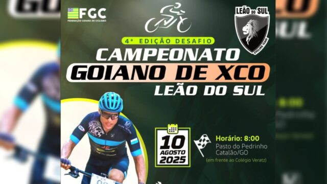 Catalão recebe 4ª edição do Desafio Campeonato Goiano de XCO Leão do Sul neste domingo (10)