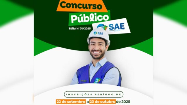 SAE Catalão abre concurso público com salários de até R$ 9,9 mil