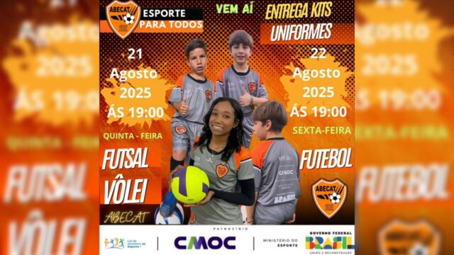 Ouvidor recebe abertura do projeto “Esporte para Todos” com entrega de 370 kits esportivos