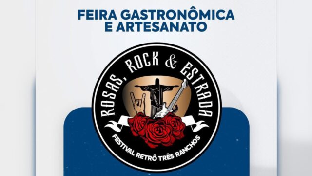 Festival Rosas, Rock & Estrada com gastronomia e artesanato acontece nos dias 26 e 27 de setembro em Três Ranchos