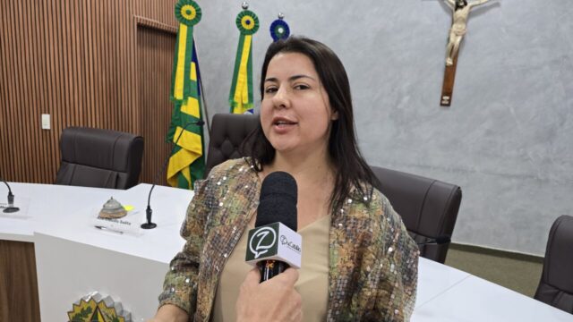 Presidente da Câmara de Vereadores de Pires do Rio, Ana Cláudia Saêto, avalia mandato, destaca desafios e busca por recursos para o município