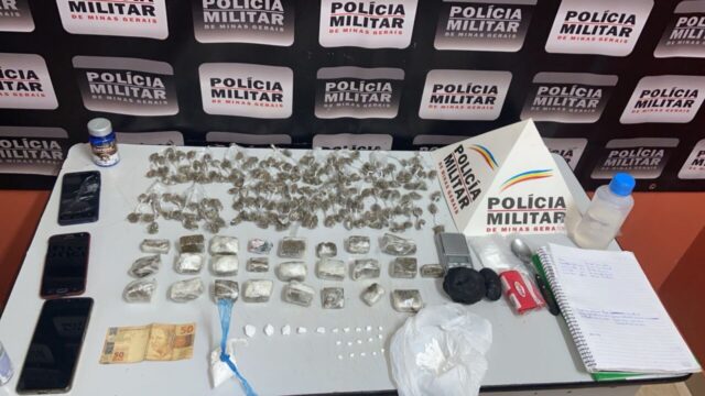 Polícia Militar apreende grande quantidade de drogas e prende suspeitos em operação em Coromandel