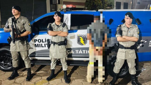 Força Tática prende segundo foragido da Justiça em menos de 2 horas em Pires do Rio