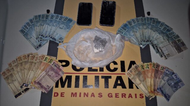 Tio e sobrinho são presos por tráfico de drogas na BR-352, em Abadia dos Dourados (MG)