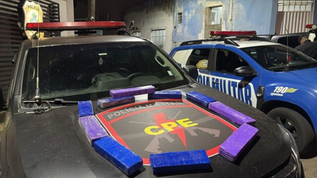 Mulher é presa com 10 kg de maconha em Ipameri durante operação da CPE e 40ª CIPM
