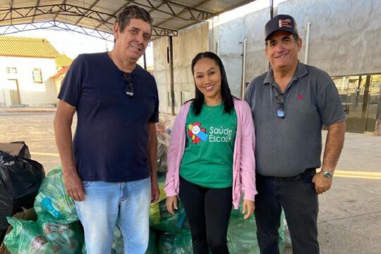 Marzagão dá início ao projeto de reciclagem nas escolas com apoio da comunidade escolar