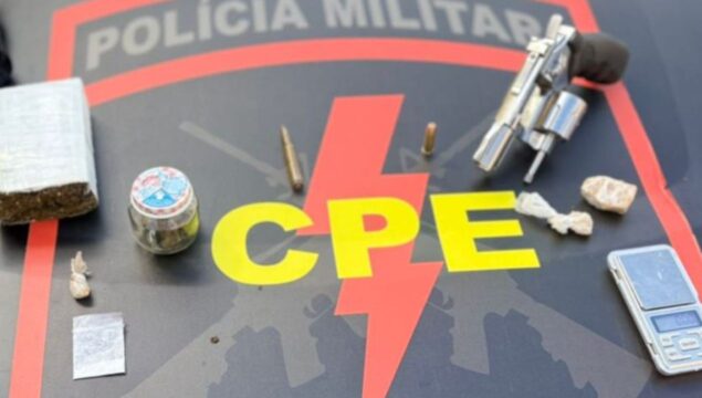 Operação Escudo Negro: CPE prende homem por tráfico de drogas e posse ilegal de munições no Bairro das Américas, em Catalão