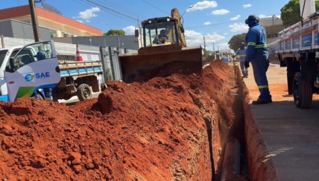 Prefeitura de Catalão inicia obra para melhorar abastecimento de água nos bairros Castelo Branco e região, beneficiando cerca de 32 mil moradores