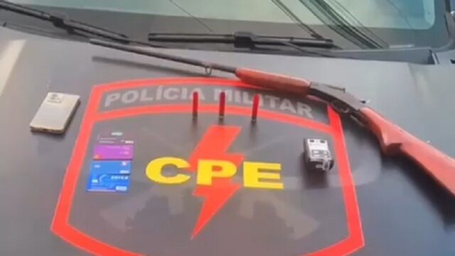 CPE prende dois suspeitos por furto, receptação e posse ilegal de arma em Caldas Novas