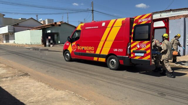 Motociclista fica ferido em acidente no Bairro dos Lucas, em Catalão