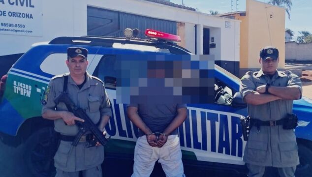 Homem condenado por homicídio é preso em Orizona