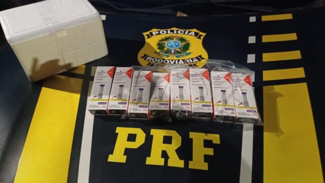 PRF intercepta carga irregular de canetas para emagrecimento na BR-153 em Goiás
