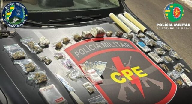 Operação da CPE apreende R$ 50 mil em maconha de alto valor em Catalão