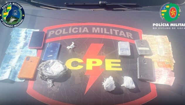 Mulher grávida é presa com cocaína e maconha em operação da CPE em Pires do Rio