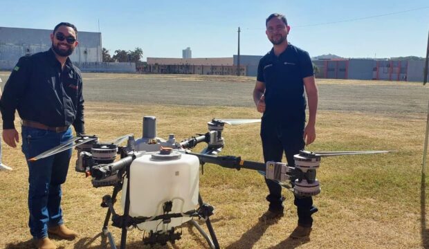 Agro Peixoto, Próspera Distribuição e Faculdade Una apresentam em Catalão o maior drone agrícola do mundo, o DJI AGRAS T100