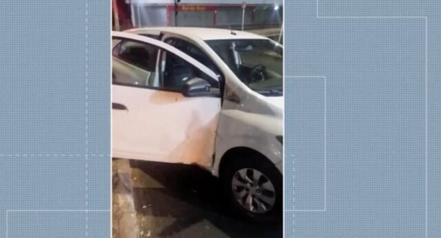 Uberlândia: Motorista de aplicativo é rendido e carro roubado em assalto; fuga termina com motociclista ferido