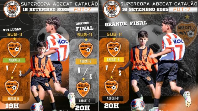 Grande final da Supercopa Abecat Sub-11 acontece nesta terça (16) em Catalão