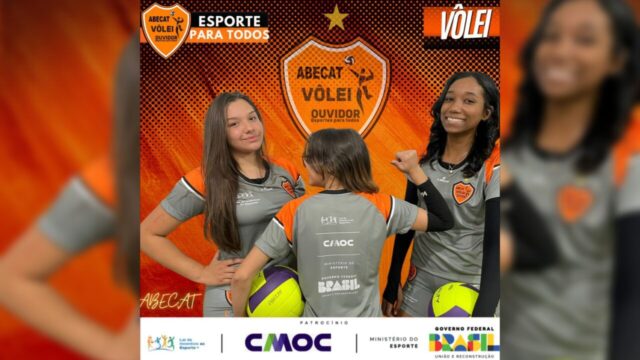 ABECAT fortalece projeto de vôlei em Ouvidor