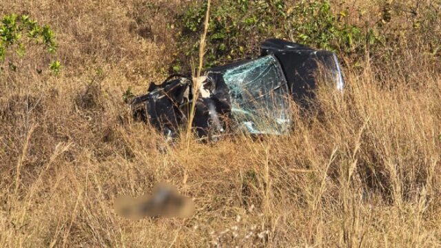 Mulher morre em capotamento na GO-305 entre Goiandira e Cumari
