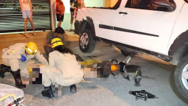 Jovem de 21 anos é atropelada acidentalmente pelo namorado em Caldas Novas