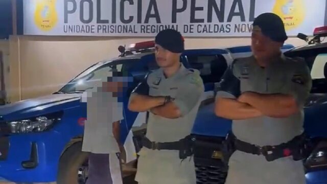 Foragido da Justiça é recapturado em Piracanjuba após ação integrada da Polícia Militar