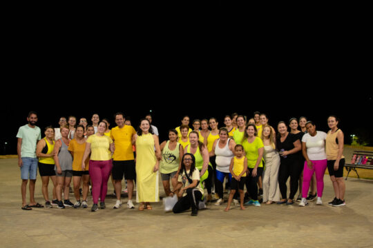 Aula especial de Zumba marca ações do Setembro Amarelo em Cumari
