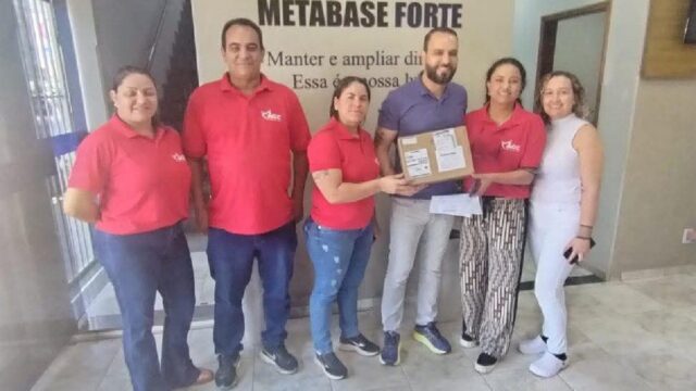 Sindicato Metabase doa eletrocardiograma para Associação Goiana do Coração em Catalão