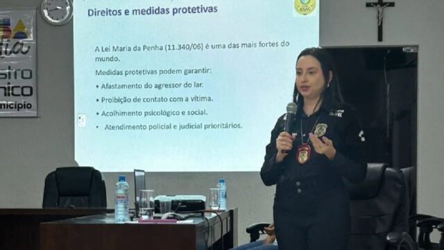 Davinópolis realiza palestra do Agosto Lilás sobre combate à violência contra a mulher