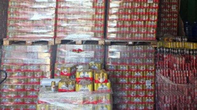 Polícia apreende carga roubada de cerveja em depósito de Ouvidor
