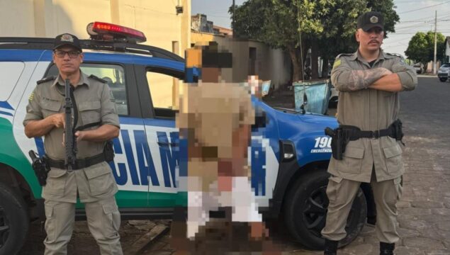 Homem é preso após agredir irmã e causar fraturas no nariz em Pires do Rio