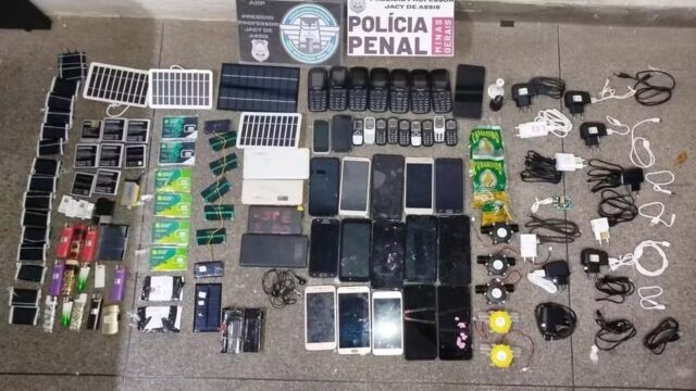 Funcionários de empresa de limpeza tentam entrar em presídio com celulares e “carregador hidráulico” em Uberlândia