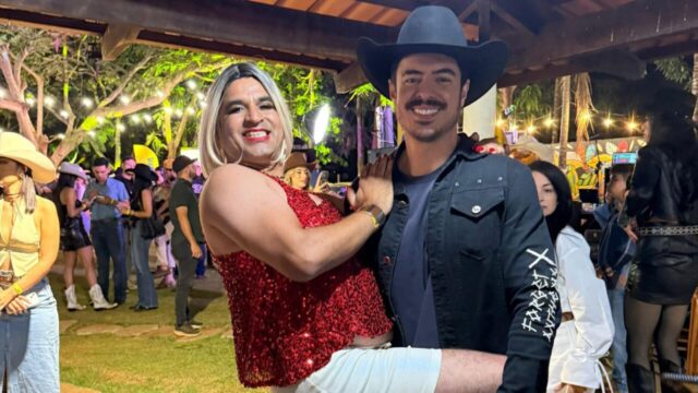 De Catalão para o Brasil: Edson Rodrigues, influenciador de destaque na região, é convidado para festa de Jacques Vanier e brilha com o personagem “Sharleny”, conquistando o público