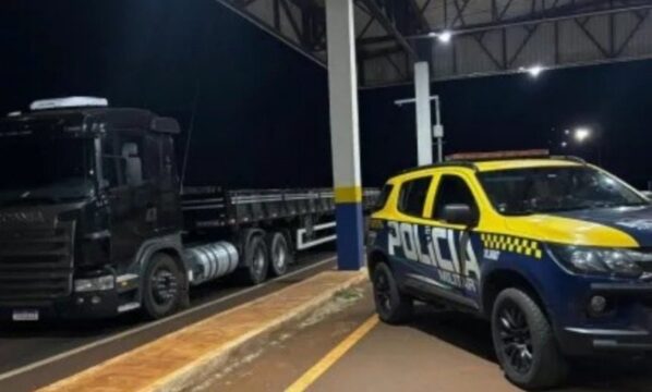 Homem é preso em MS ao tentar levar carreta roubada para o Paraguai; dono foi resgatado em cárcere privado em Uberlândia/MG