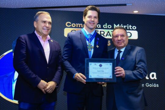 Daniel Vilela recebe Comenda do Mérito Cooperativo e destaca apoio do Governo de Goiás ao setor