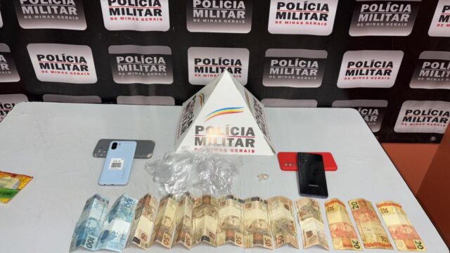 Polícia Militar prende dois suspeitos e apreende drogas durante operação em Coromandel
