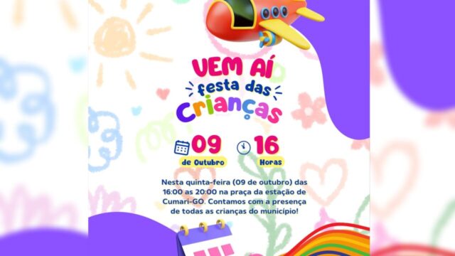 Festa das Crianças 2025 promete tarde de muita alegria em Cumari