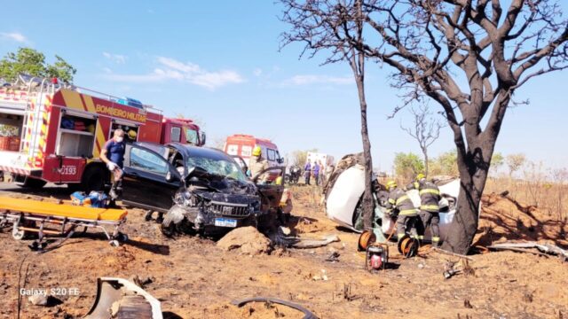 Grave acidente na GO-431 em Pirenópolis deixa um morto e dois feridos