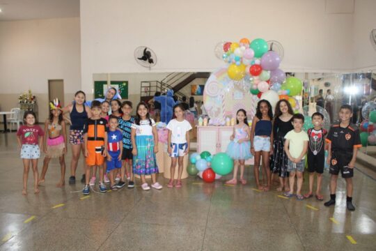 Dia das Crianças é celebrado com alegria no Projeto Esporte, Cultura e Lazer em Ouvidor