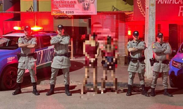 Duas mulheres são presas em Orizona suspeitas de roubar celular; crime foi solucionado em menos de 30 minutos