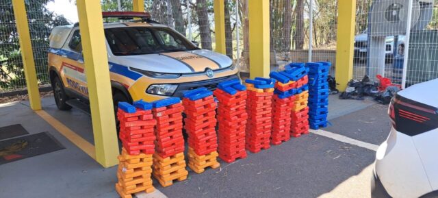 Polícia Militar Rodoviária apreende 500 kg de maconha em rodovia de Uberlândia