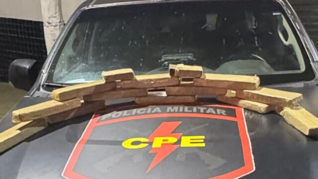 CPE apreende 14 tabletes de maconha durante operação na GO-330, em Catalão