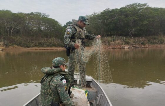 Pescadores são autuados por irregularidades durante fiscalização ambiental em Abadia dos Dourados
