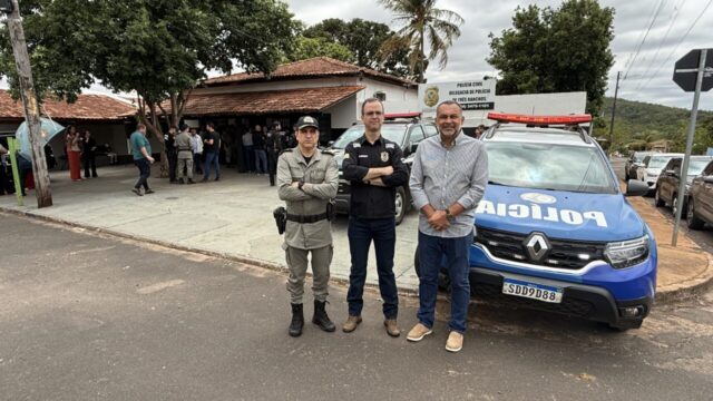 Três Ranchos inaugura reformas das sedes da Polícia Militar e Polícia Civil durante programação dos 72 anos do município