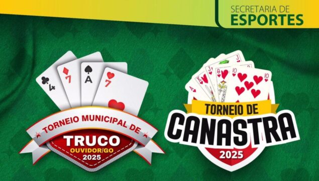 Final do Torneio de Truco e Torneio de Canastra movimenta a noite desta quinta-feira (9) em Ouvidor