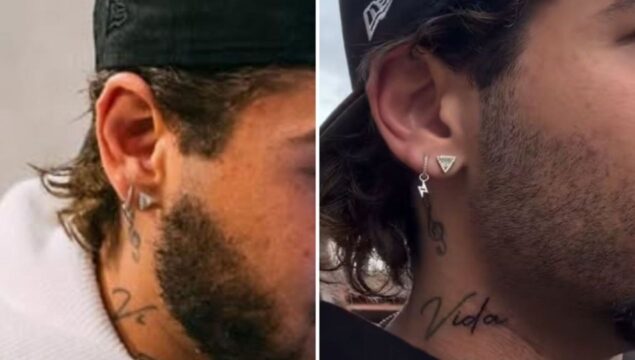Zé Felipe muda tatuagem que fez em homenagem a Virginia: 'Vida'