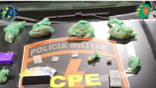 CPE prende homem por tráfico de drogas no bairro Castelo Branco, em Catalão